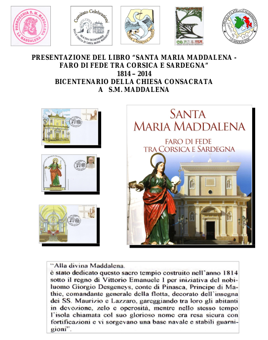 manifesto libro su Santa Maria Maddalena