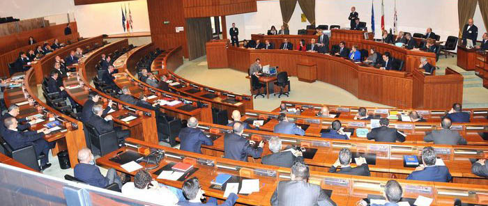 Pigliaru in aula panoramica Consiglio regionale